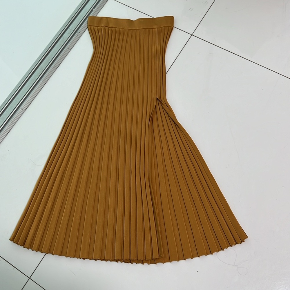 Mustard yellow skirt - Zara